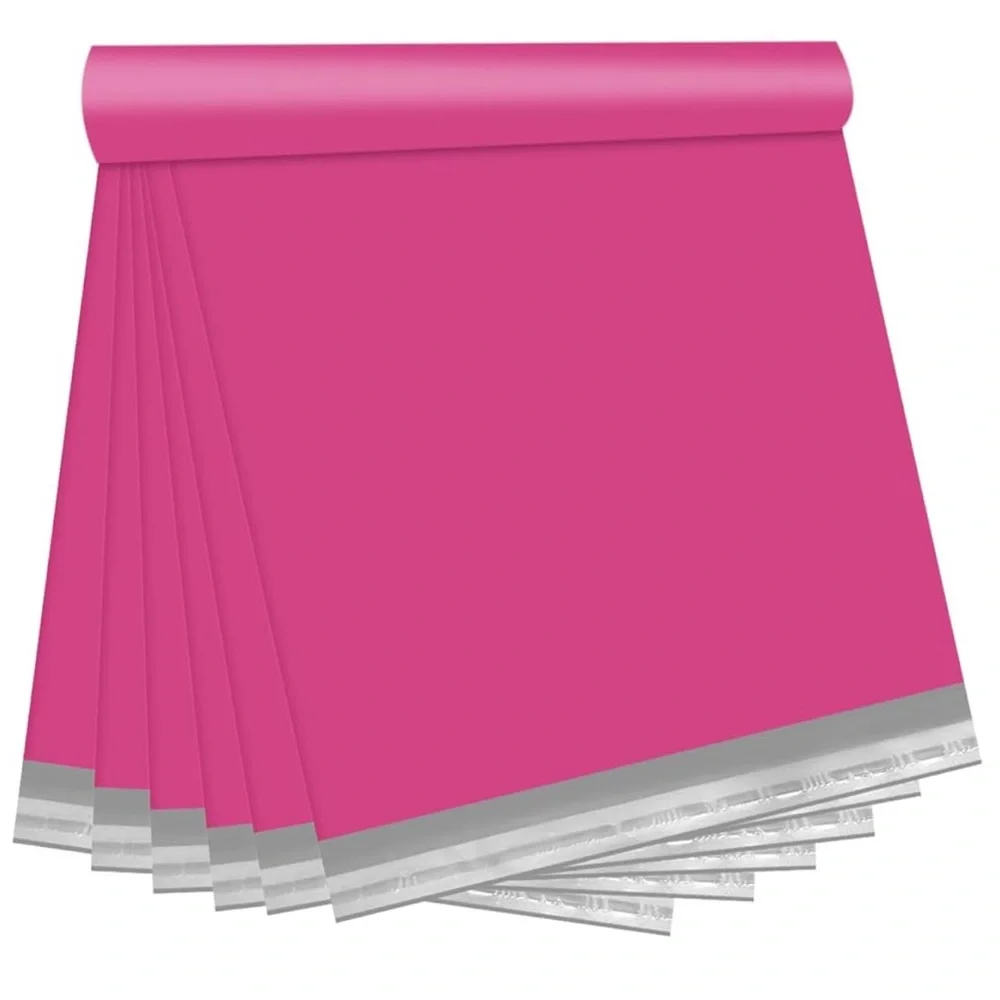 Pink 10” x 13” polymailers